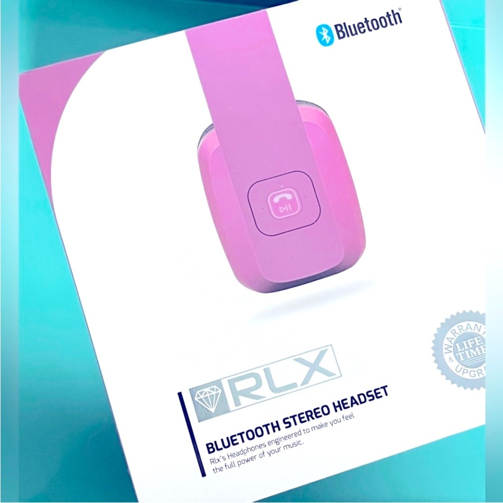 💜🎧🎶RLX Bluetooth Stereo Headphones Sealed,Unopened, Never Used or Tested 🎧💜 🎶